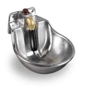 Bebedero caballos empujador aluminio – bebedero para animales GAUN