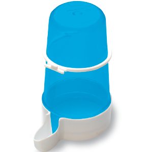 Bebedero pajaros 400 ml con anilla azul – bebedero para animales GAUN