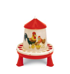 Tolva plastico aves 4 kg con patas happy range – comedero para animales GAUN