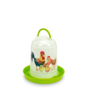 Tolva aves eco 5 lts pistacho happy range – comedero para animales GAUN
