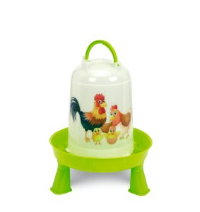 Tolva aves eco 5 lts con patas pistacho happy range – comedero para animales GAUN