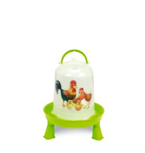 Bebedero aves eco 3 l con patas pistacho happy range – bebedero para animales GAUN