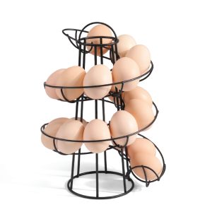 Expositor espiral huevos negro – accesorio para animales GAUN