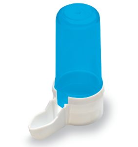 Bebedero pajaros pico pato 80 ml azul – bebedero para animales GAUN